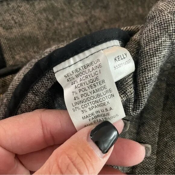 Diane Von Furstenberg “Kelly” Baroque Blazer – Size 8 (Black & Beige) - Picture 5 of 7